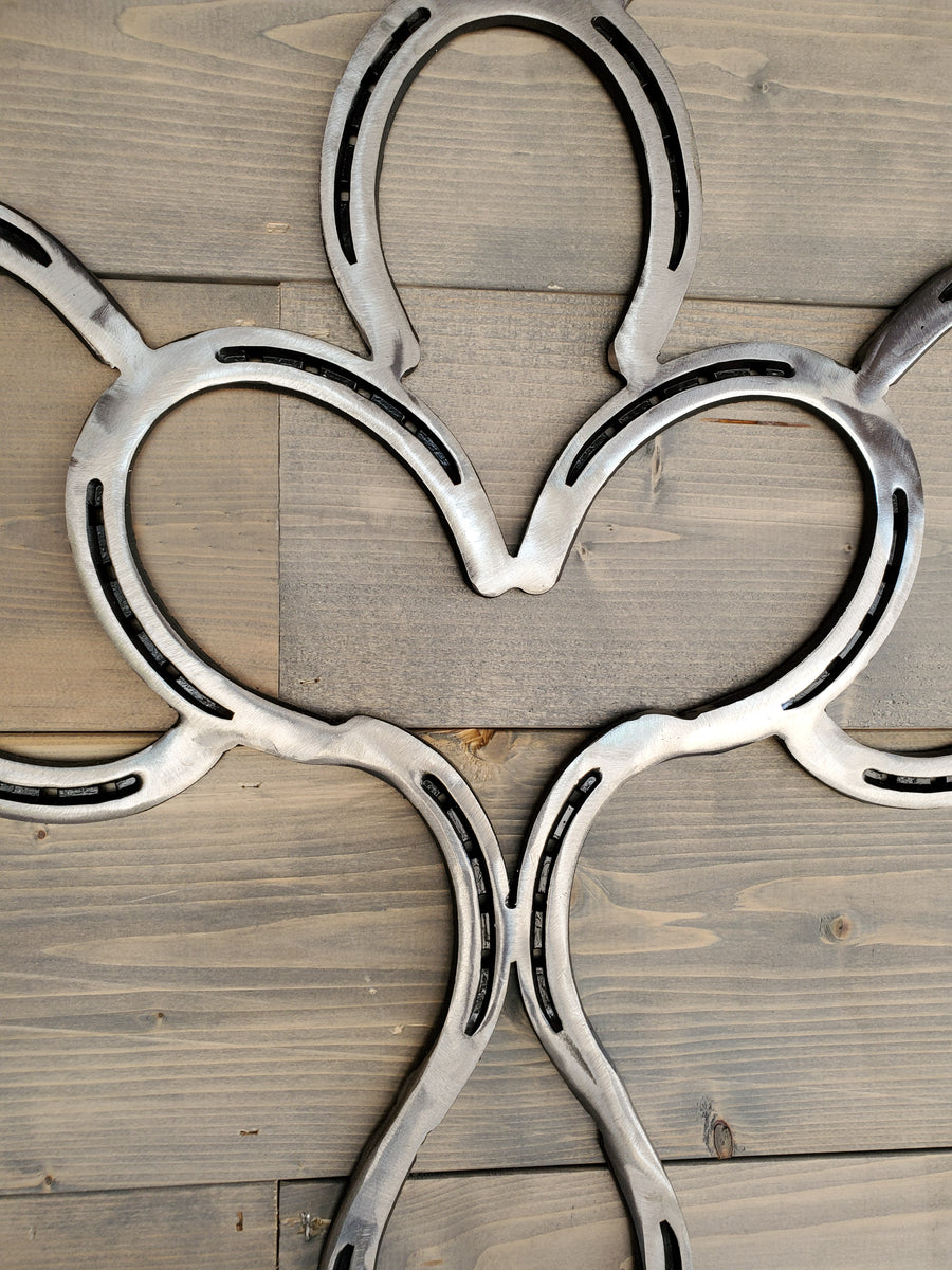 How To Weld A Horseshoe Heart With Wings Cross
